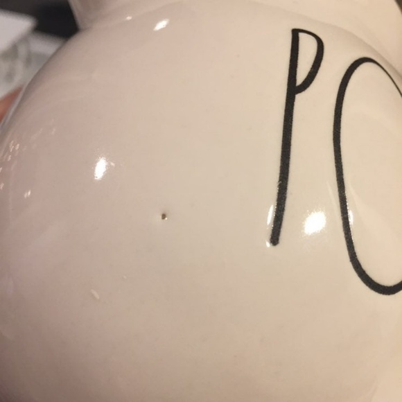 Rae Dunn Pour Creamer NWT coffee tea pitcher black white - Picture 5 of 7